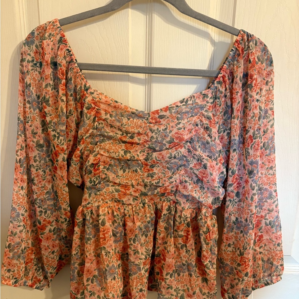 American Age Floral Top